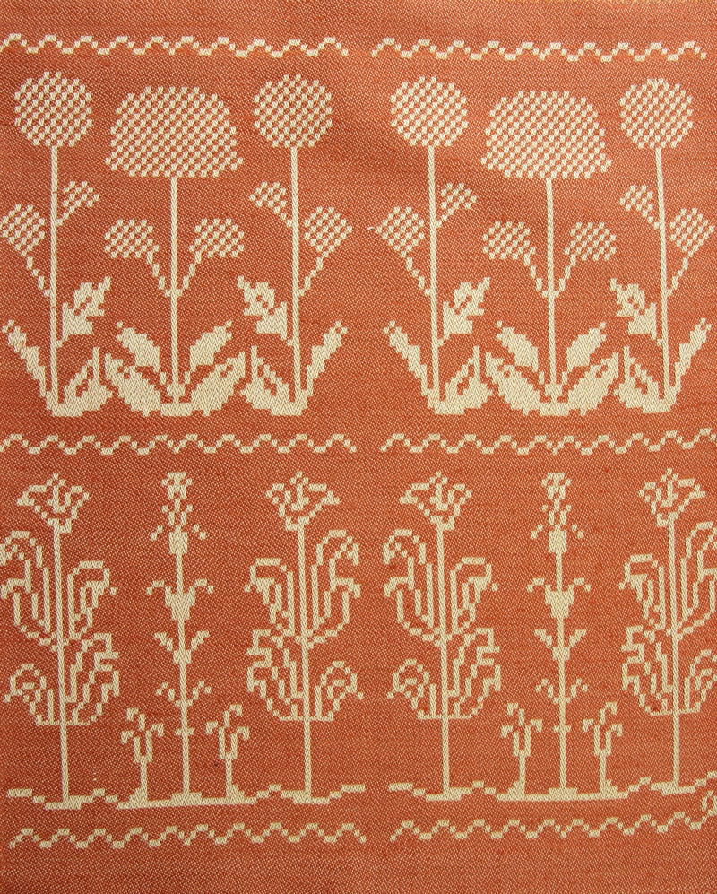 Tischdecke. Muster: Engelwurz & Karlszepter